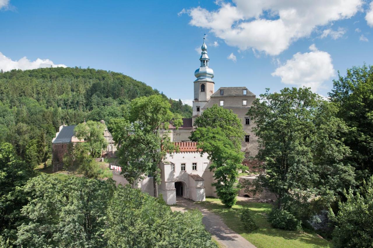 Zamek Sarny - Schloss Scharfeneck Klodzko Luaran gambar